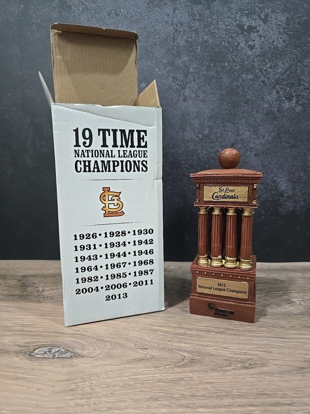 2013 St Louis Cardinals National League Championship (19 times) Replica Trophy